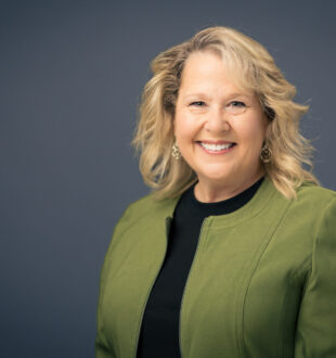 A headshot of Lori Daniels