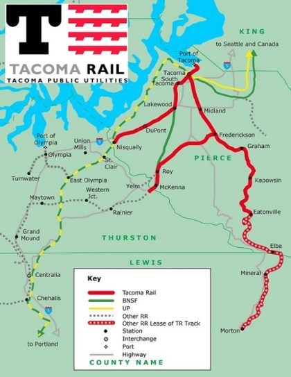 Tacoma Link Light Rail Map
